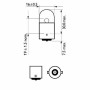 Автолампа Philips 10W (12814 CP) Автолампа Philips 10W (12814 CP)
