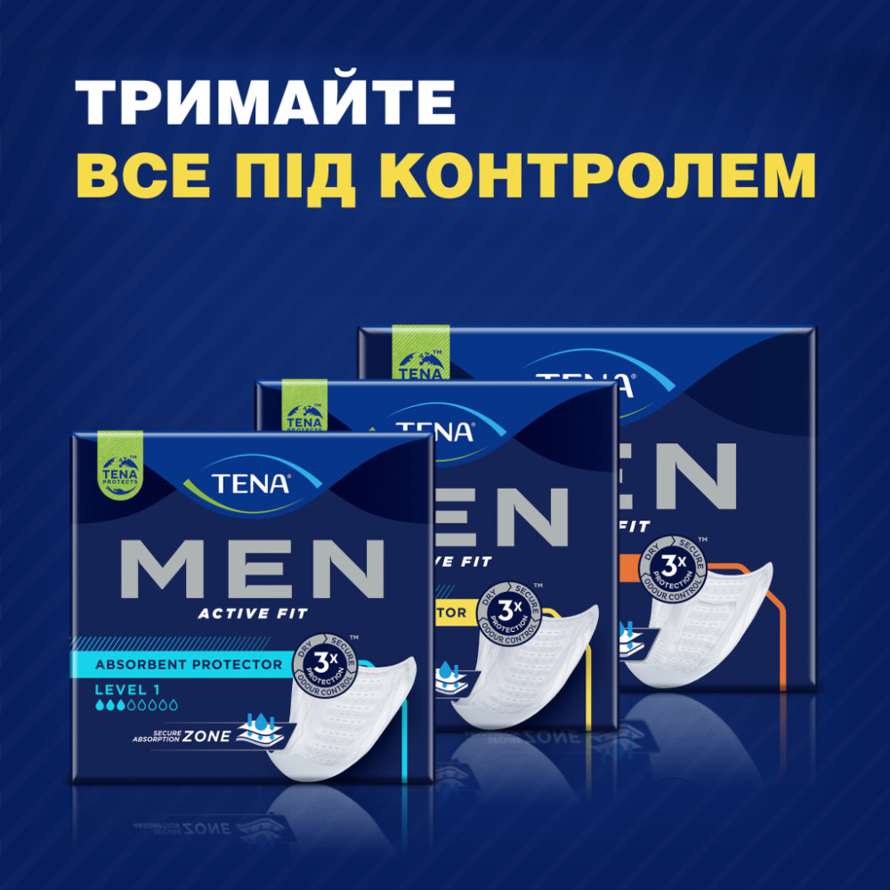 Урологічні прокладки Tena Men Level 3 16 шт. (7322540463620)