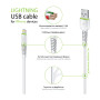 Дата кабель USB 2.0 AM to Lightning 2.0m CBFLEXL2 white Intaleo (1283126521416) Дата кабель USB 2.0 AM to Lightning 2.0m CBFLEXL2 white Intaleo (1283126521416)