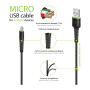 Дата кабель USB 2.0 AM to Micro 5P 2.0m CBFLEXM2 black Intaleo (1283126521430) Дата кабель USB 2.0 AM to Micro 5P 2.0m CBFLEXM2 black Intaleo (1283126521430)