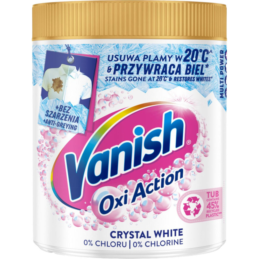 Засіб для видалення плям Vanish Oxi Action Кришталева білизна 970 г (5908252015979)