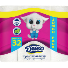 Туалетний папір Диво Econom 2 шари 32 рулони (4820003838563)