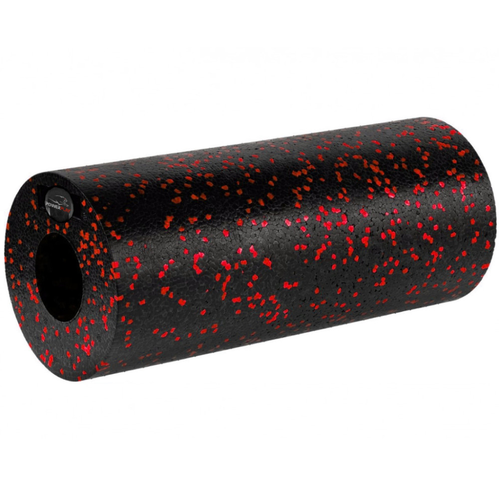 Масажний ролик PowerPlay PP-4348 2 in 1 EPP Foam Roller 33x14см Чорно/Червоний (PP_4348_Red_(33*14))