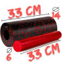 Масажний ролик PowerPlay PP-4348 2 in 1 EPP Foam Roller 33x14см Чорно/Червоний (PP_4348_Red_(33*14)) Масажний ролик PowerPlay PP-4348 2 in 1 EPP Foam Roller 33x14см Чорно/Червоний (PP_4348_Red_(33*14))