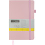 Книга записна Buromax Etalon 125x195 мм 96 аркушів в клітинку обкладинка зі штучної шкіри Рожева (BM.291160-10) Книга записна Buromax Etalon 125x195 мм 96 аркушів в клітинку обкладинка зі штучної шкіри Рожева (BM.291160-10)