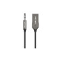 FM модулятор Vention AUX TRS 3.5мм USB Bluetooth 5.0 Coiled Cable 1.5M Gray Zinc (NAGHG) FM модулятор Vention AUX TRS 3.5мм USB Bluetooth 5.0 Coiled Cable 1.5M Gray Zinc (NAGHG)