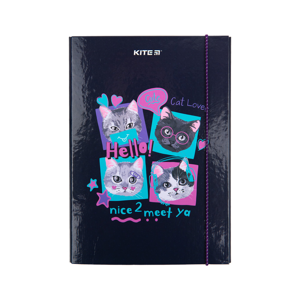 Папка для зошитів Kite В5 на гумці So Sweet, картон (K23-210-1)