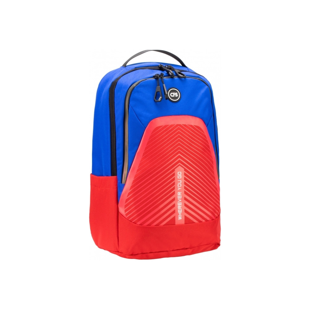 Рюкзак шкільний Cool For School Синій з червоним 145-175 см (CF86740-01)