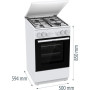 Плита Gorenje GK5A22WH Плита Gorenje GK5A22WH