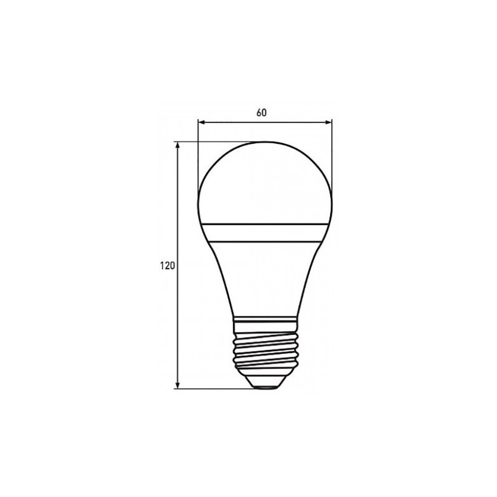 Лампочка Eurolamp LED A60 12W E27 4000K 220V (MLP-LED-A60-12274(E))