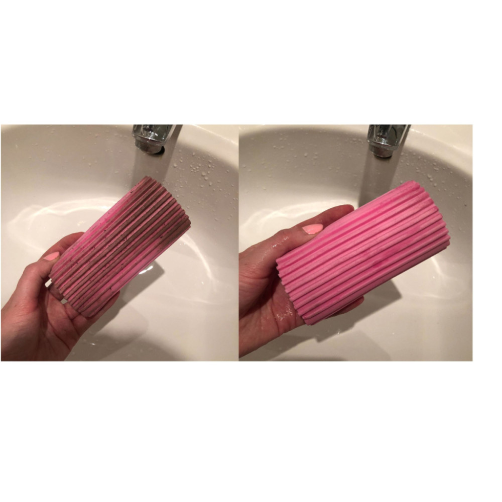 Губка для прибирання Scrub Daddy Damp Duster Для пилу Рожева (5060481022767/5060481023788)