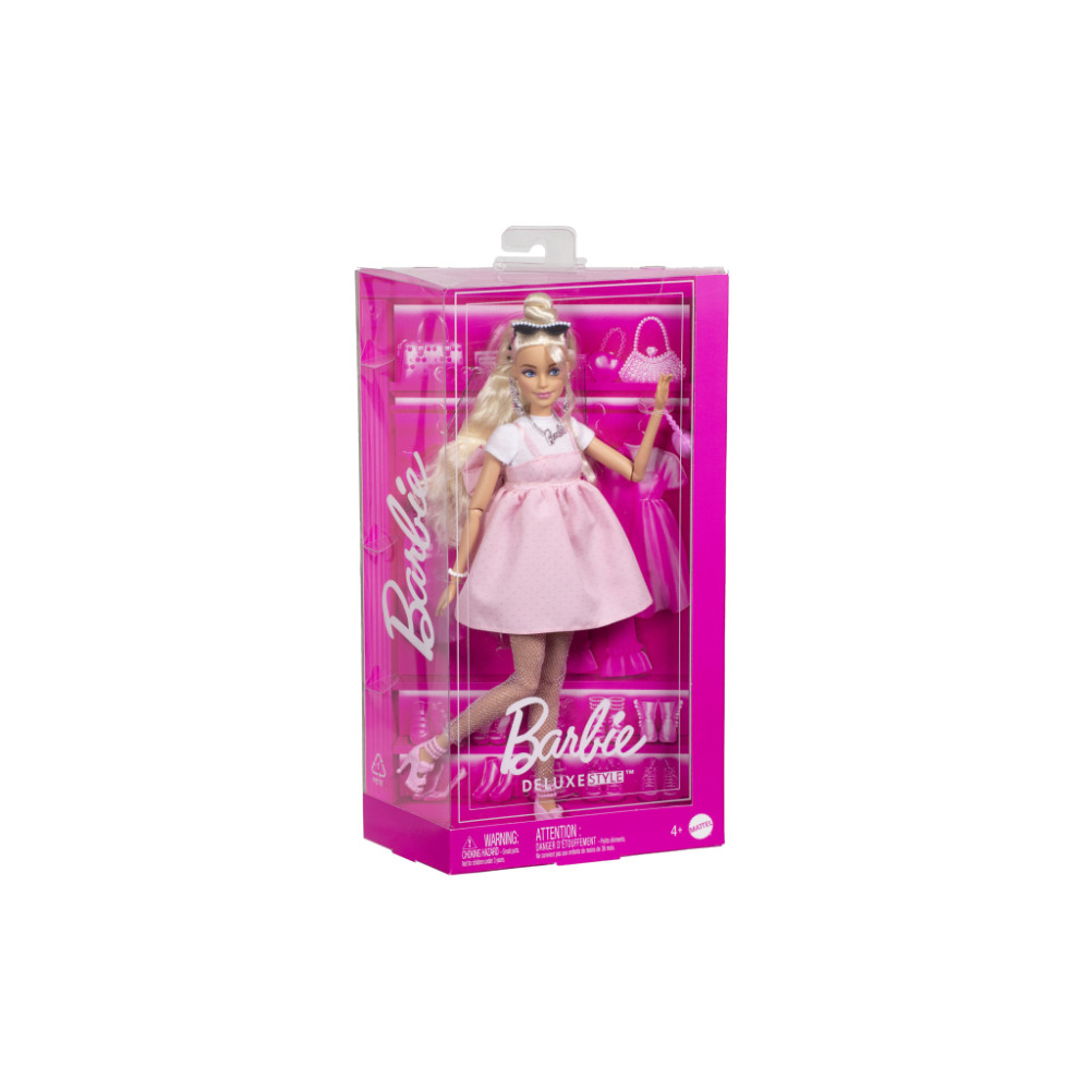 Лялька Barbie Deluxe style Barbiecore Модниця у сукні Baby doll (HYV27)