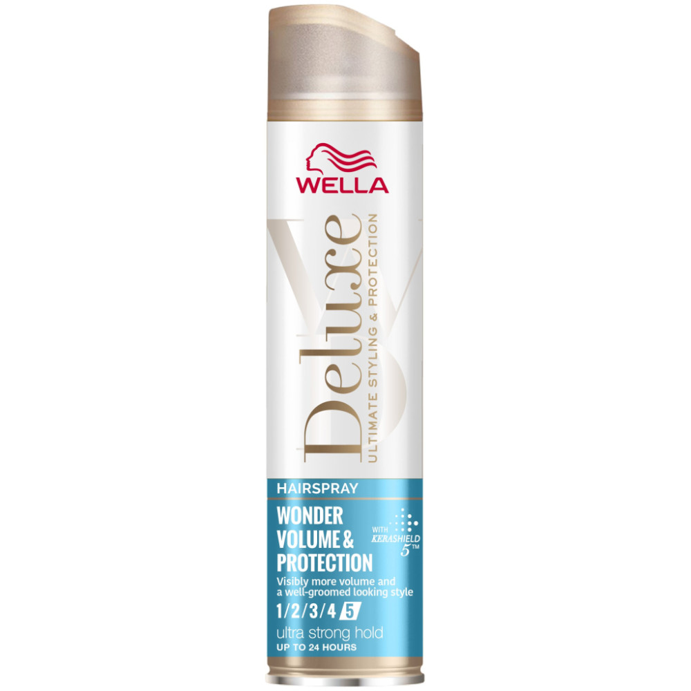 Лак для волосся Wella Deluxe Неймовірний об'єм та захист 250 мл (3614229701548)
