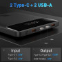 Батарея універсальна Baseus Blade Digital Display 20000mAh PD/100W, Black (PPDGL-01, PPBLD100-S) (PPBL000201) Батарея універсальна Baseus Blade Digital Display 20000mAh PD/100W, Black (PPDGL-01, PPBLD100-S) (PPBL000201)