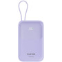 Батарея універсальна Canyon 10000mAh OnPower 101 PD/22.5W built-in cable Purple (CNS-CPB101PU) Батарея універсальна Canyon 10000mAh OnPower 101 PD/22.5W built-in cable Purple (CNS-CPB101PU)