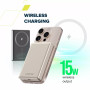 Батарея універсальна Canyon 10000mAh OnPower 510 slim Magsafe PD/20W Beige (CNS-CPB510BE) Батарея універсальна Canyon 10000mAh OnPower 510 slim Magsafe PD/20W Beige (CNS-CPB510BE)