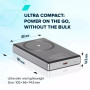 Батарея універсальна Canyon 10000mAh OnPower 510 slim Magsafe PD/20W Beige (CNS-CPB510BE) Батарея універсальна Canyon 10000mAh OnPower 510 slim Magsafe PD/20W Beige (CNS-CPB510BE)
