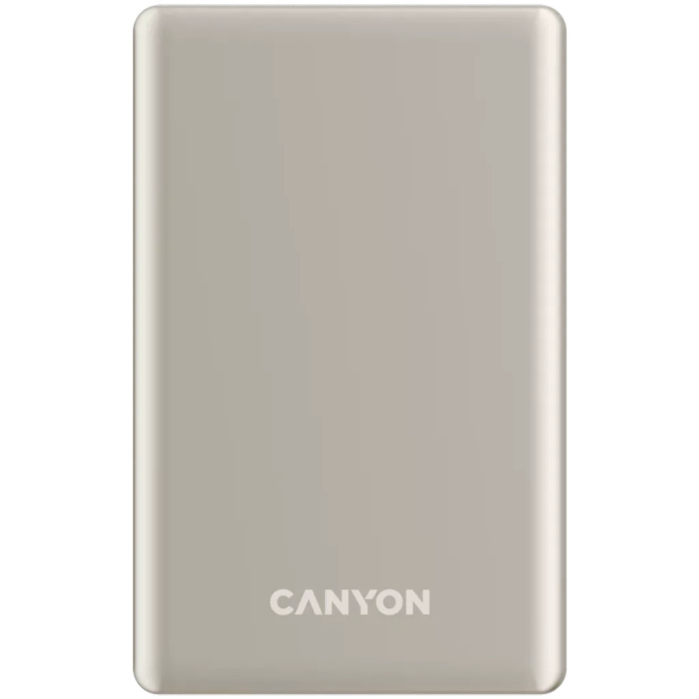 Батарея універсальна Canyon 10000mAh OnPower 510 slim Magsafe PD/20W Beige (CNS-CPB510BE)