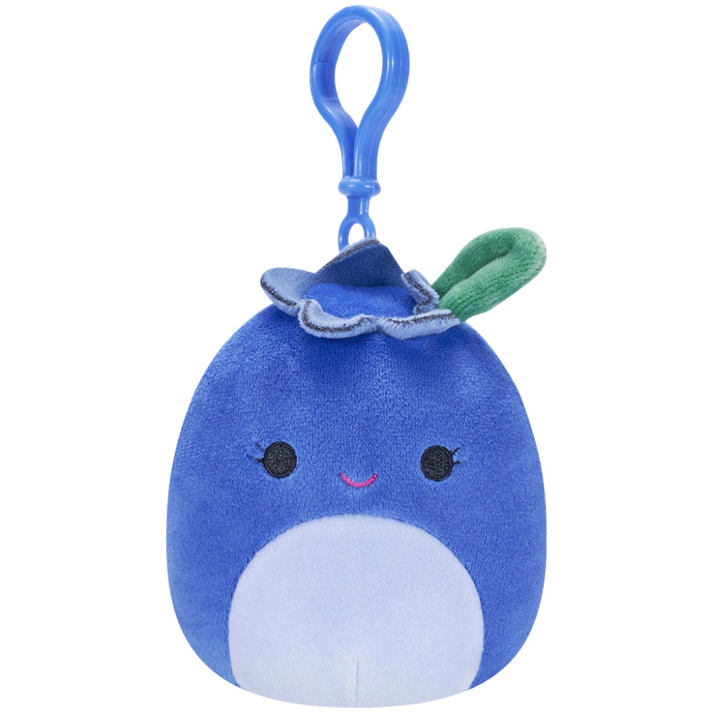 М'яка іграшка Squishmallows на кліпсі – Чорниця Блубі 9 см (SQCP00147)
