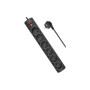 Мережевий фільтр живлення Defender 153, 3 m, 6 роз, black (99495) Мережевий фільтр живлення Defender 153, 3 m, 6 роз, black (99495)
