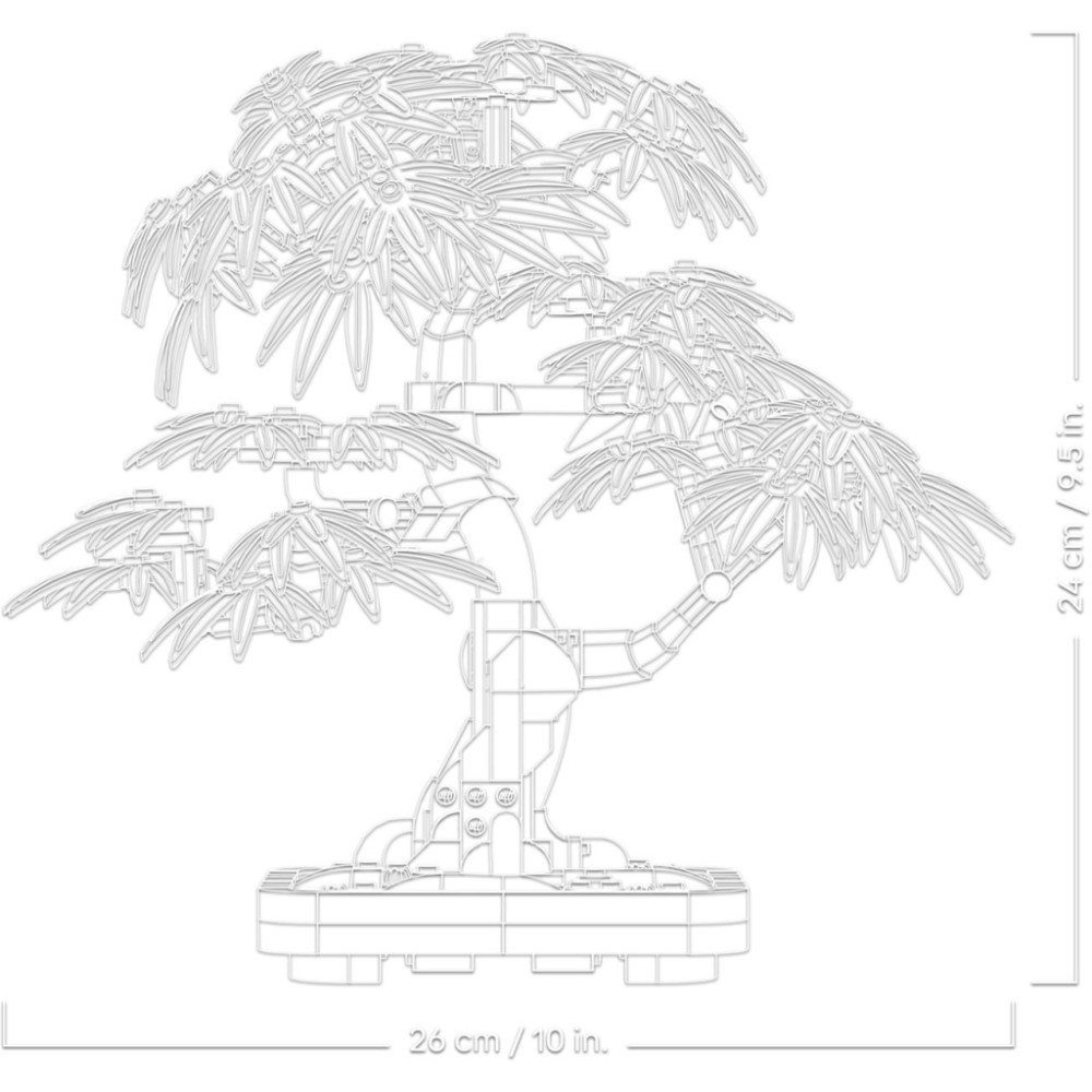Конструктор LEGO Botanicals Бонсай з японського червоного клена (10348)