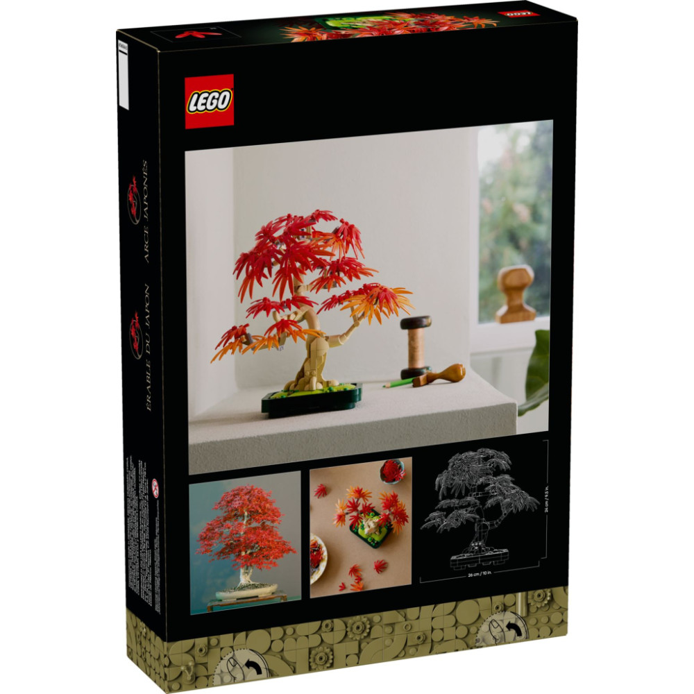 Конструктор LEGO Botanicals Бонсай з японського червоного клена (10348)