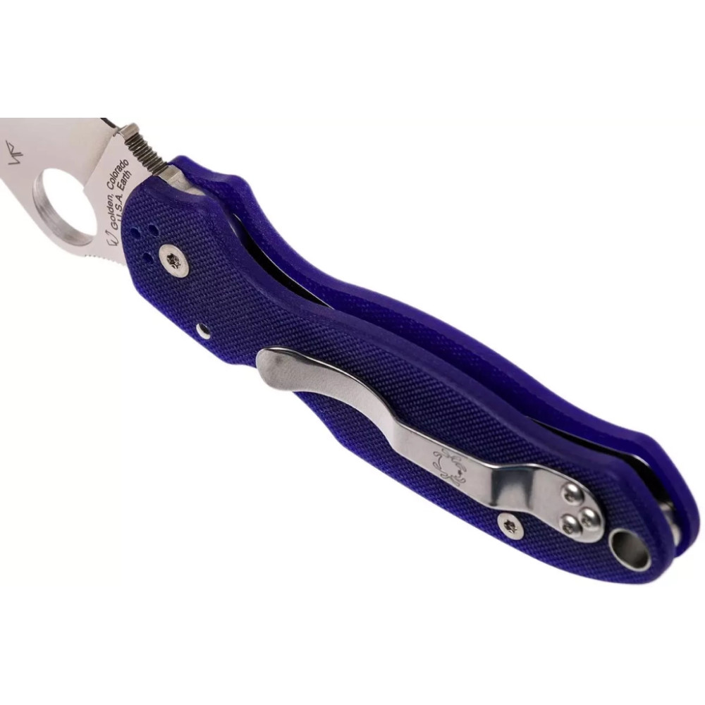 Ніж Spyderco Para 3 G10 S110V Dark Blue (C223GPDBL)