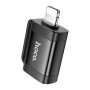 Перехідник UA31A Lightning M to USB F OTG Black HOCO (6942007628082) Перехідник UA31A Lightning M to USB F OTG Black HOCO (6942007628082)