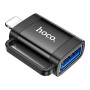 Перехідник UA31A Lightning M to USB F OTG Black HOCO (6942007628082) Перехідник UA31A Lightning M to USB F OTG Black HOCO (6942007628082)