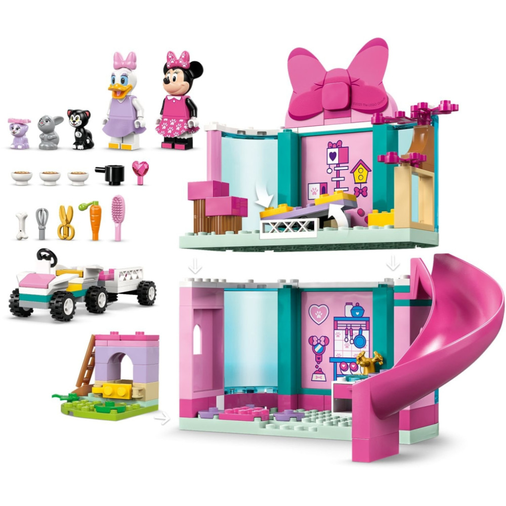 Конструктор LEGO Disney Готель Мінні для домашніх тварин (43274)