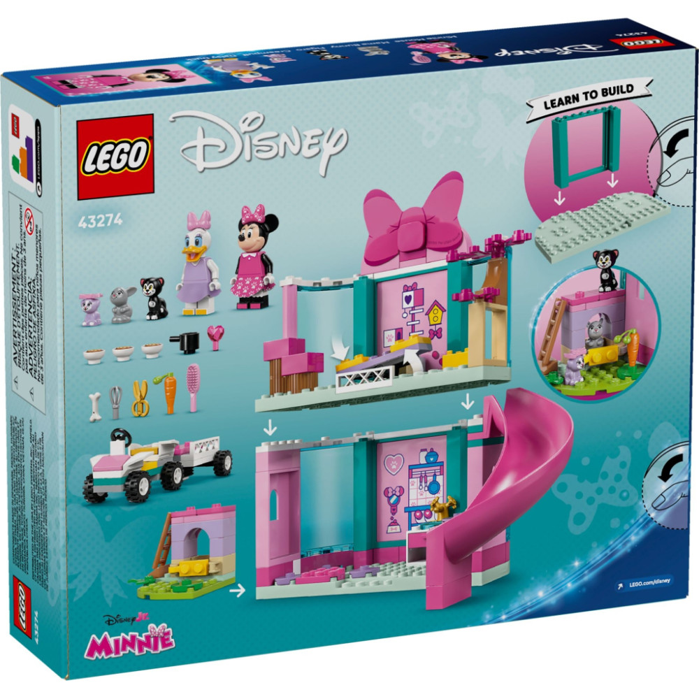 Конструктор LEGO Disney Готель Мінні для домашніх тварин (43274)