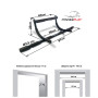 Турнік PowerPlay 4129 Pull Up Pro Black дверний багатофункціональний (PP_4129) Турнік PowerPlay 4129 Pull Up Pro Black дверний багатофункціональний (PP_4129)