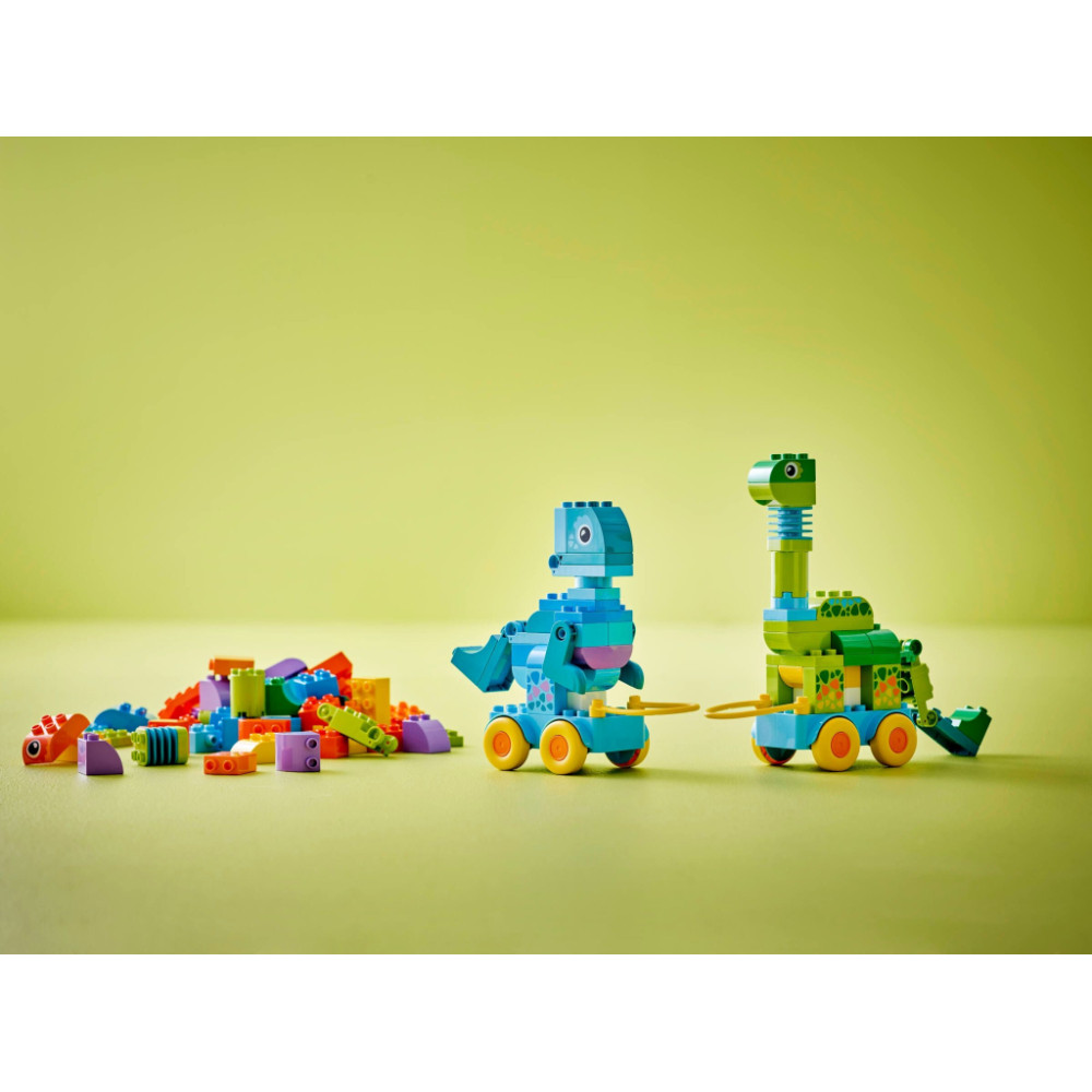 Конструктор LEGO DUPLO Динозаври на колесах 3 в 1 (10451)