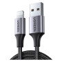 Дата кабель USB 2.0 AM to Lightning 2.0m US199 2.4A Black Ugreen (60158) Дата кабель USB 2.0 AM to Lightning 2.0m US199 2.4A Black Ugreen (60158)