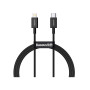 Дата кабель USB-C to Lightning 0.5m 3.0A PD Superior Series Black Baseus (CATLYS-C01) Дата кабель USB-C to Lightning 0.5m 3.0A PD Superior Series Black Baseus (CATLYS-C01)