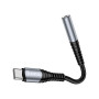 Перехідник USB-C M to 3.5mm F LS33 metal gray HOCO (6931474761163) Перехідник USB-C M to 3.5mm F LS33 metal gray HOCO (6931474761163)