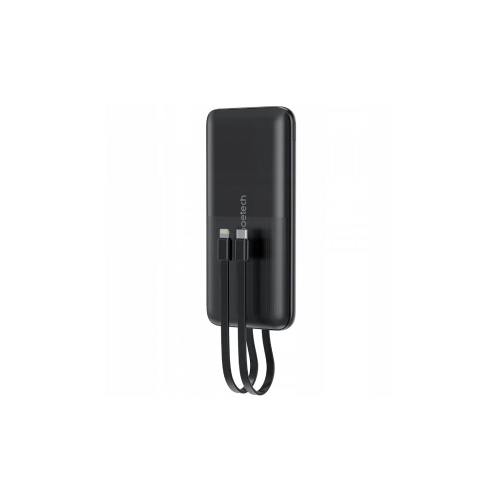 Батарея універсальна Choetech 10000mAh 22,5W, MicroUSB, USB-A, USB-C, build-in USB-C/Lightning cable (B654-BK)