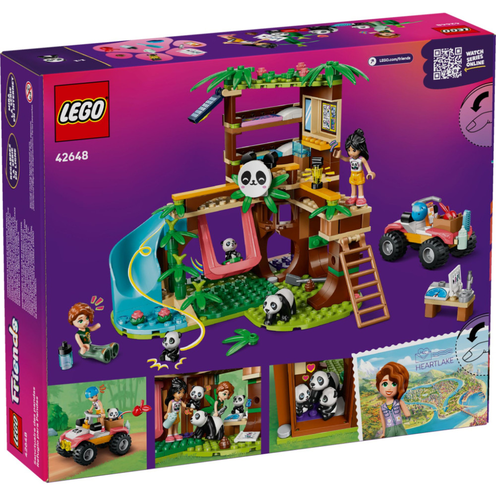 Конструктор LEGO Friends Догляд за тваринами в заповіднику панд (42648)