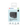 Зарядний пристрій Verbatim USB 30W PD3.0 4-ports black (49700) Зарядний пристрій Verbatim USB 30W PD3.0 4-ports black (49700)