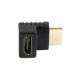Перехідник HDMI M to HDMI F Cablexpert (A-HDMI270-FML) Перехідник HDMI M to HDMI F Cablexpert (A-HDMI270-FML)