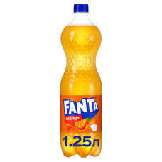 Напій Fanta Безалкогольний сильногазований соковмісний Апельсин 1.25 л (5449000028938)