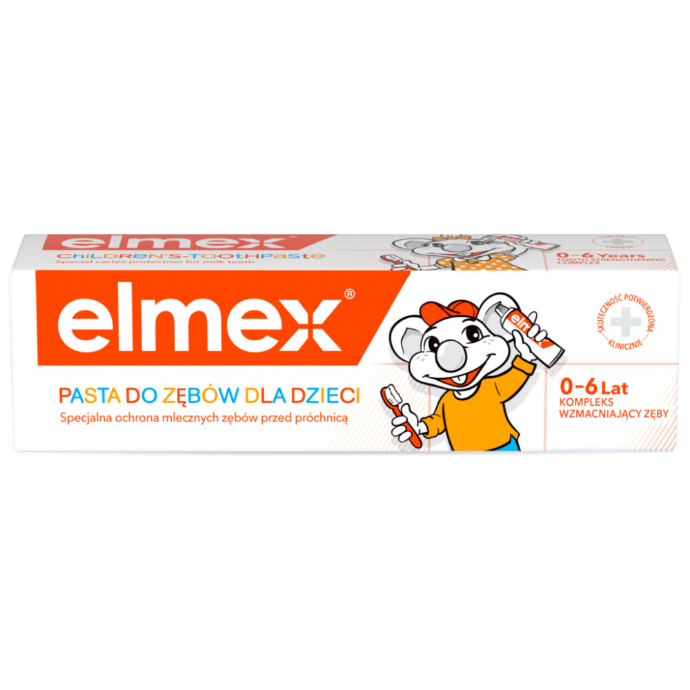 Дитяча зубна паста Elmex від 0 до 6 років 50 мл (4007965560101)