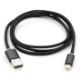 Дата кабель USB 2.0 AM to Lightning 1m LED black Vinga (VCPDCLLED1BK) Дата кабель USB 2.0 AM to Lightning 1m LED black Vinga (VCPDCLLED1BK)
