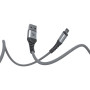 Дата кабель USB 2.0 AM to Micro 5P 1.0m Flex Gray Pixus (4897058531145) Дата кабель USB 2.0 AM to Micro 5P 1.0m Flex Gray Pixus (4897058531145)