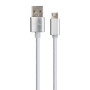 Дата кабель USB 2.0 AM to Micro 5P 1m LED silver Vinga (VCPDCMLED1S) Дата кабель USB 2.0 AM to Micro 5P 1m LED silver Vinga (VCPDCMLED1S)