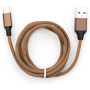 Дата кабель USB 2.0 AM to USB-C 1.0m nylon brown Vinga (VCPDCTCNB21BR) Дата кабель USB 2.0 AM to USB-C 1.0m nylon brown Vinga (VCPDCTCNB21BR)