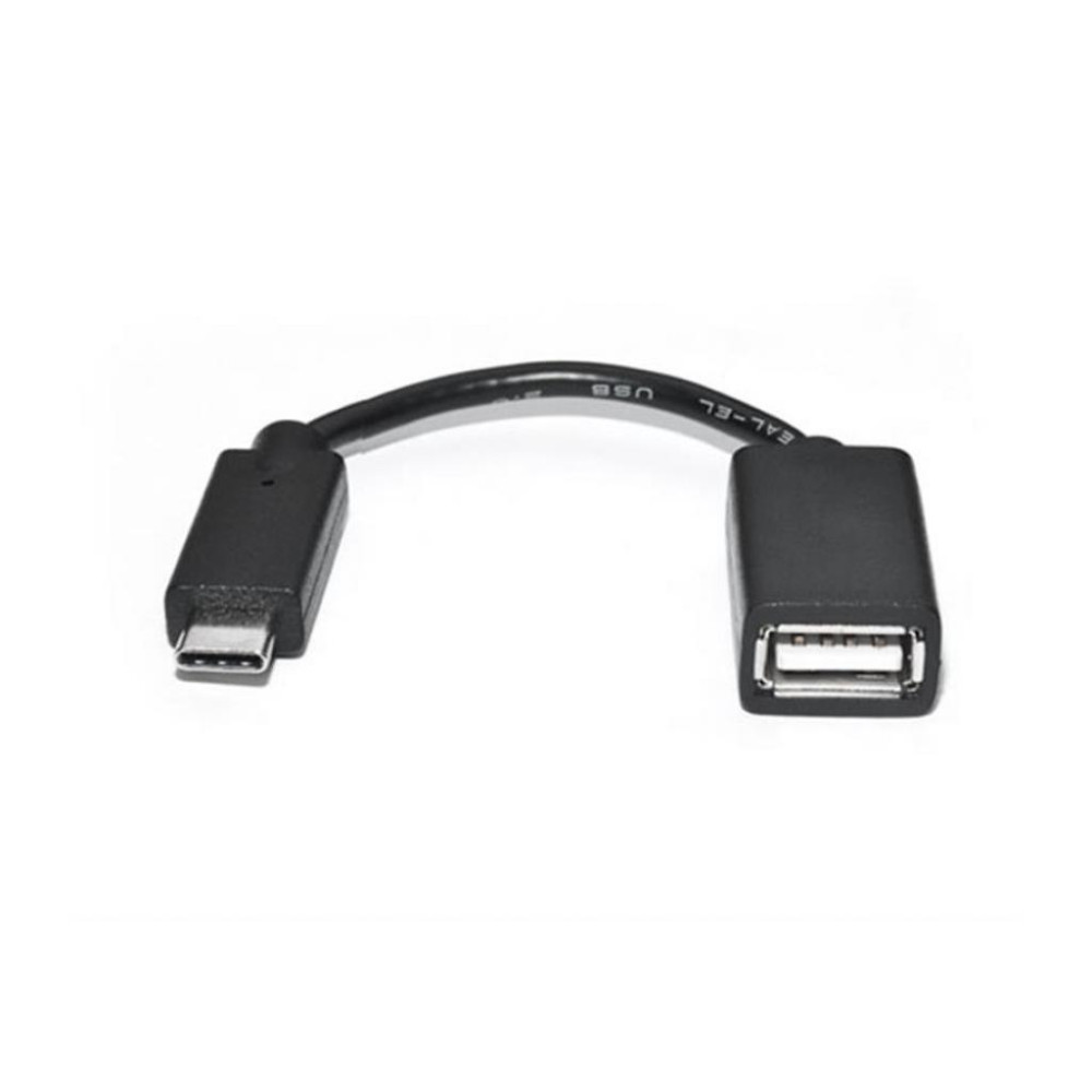 Дата кабель OTG USB 2.0 AF to USB-C 0.1m REAL-EL (EL123500030)