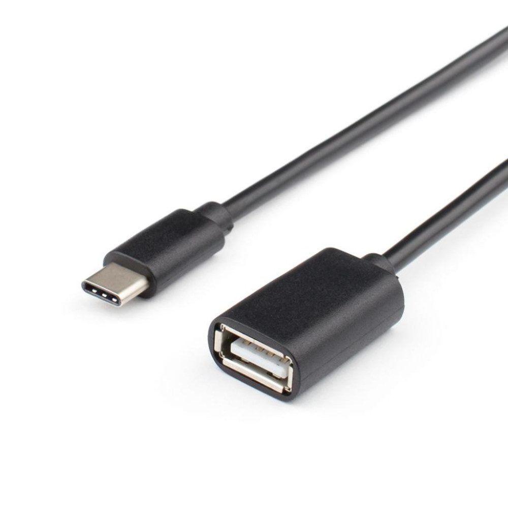 Дата кабель OTG USB 2.0 AF to USB-C 0.1m Atcom (14716)