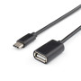 Дата кабель OTG USB 2.0 AF to USB-C 0.1m Atcom (14716) Дата кабель OTG USB 2.0 AF to USB-C 0.1m Atcom (14716)