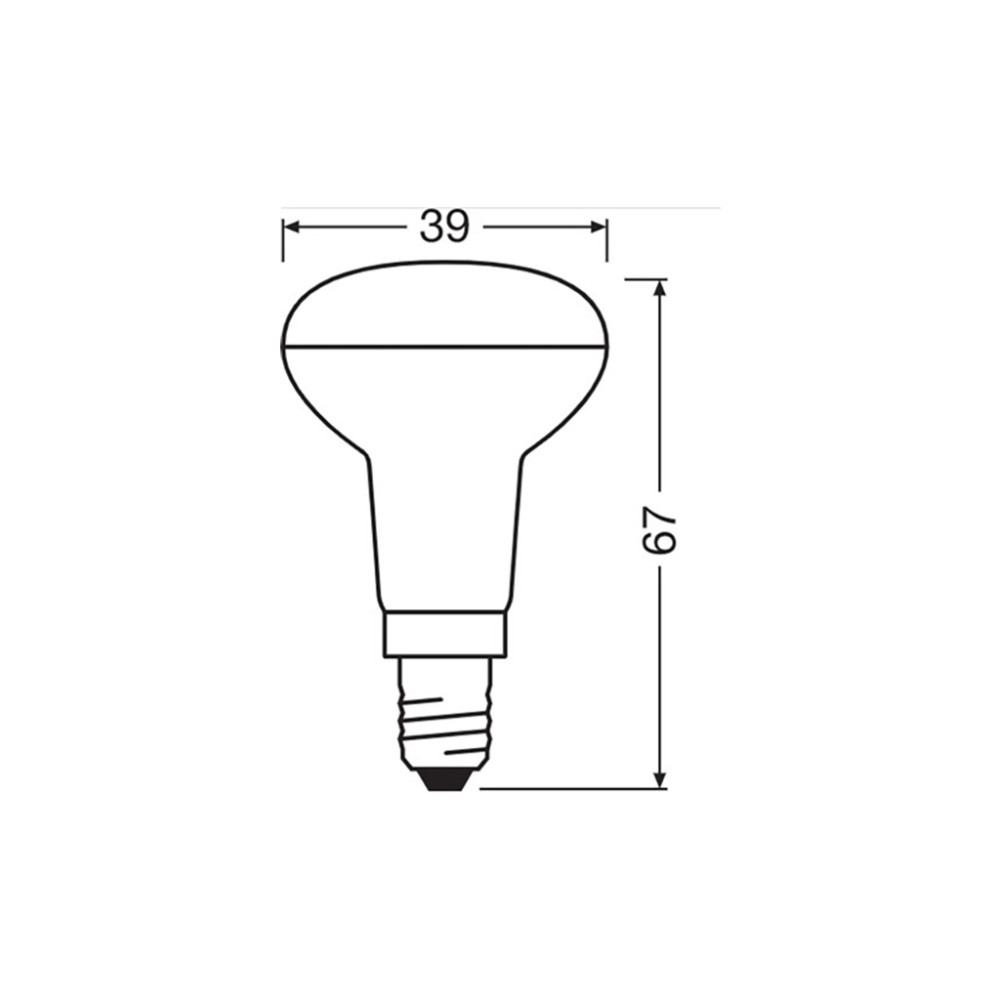Лампочка Osram LED R39 25 36 1,5W/827 230V E14 (4058075433243)